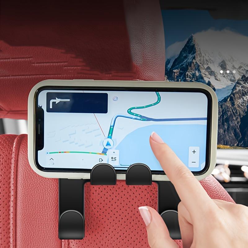 1/2 шт. Крючок-вешалка на подголовник автомобильного сиденья, черный органайзер для хранения, универсальный для сумочки, кошелька, пальто, подходит для универсального автомобильного держателя