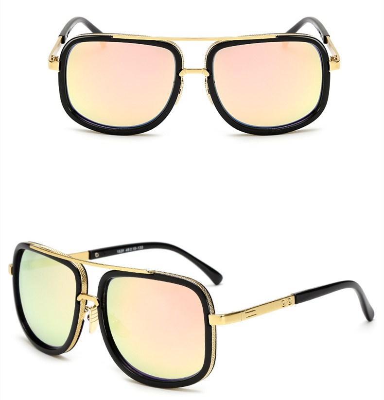Retro Fashion Metal Leg Sunglasses for Outdoor Wear