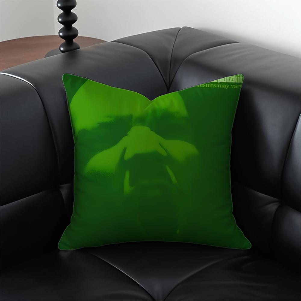 Band Llimp Bbizkit Album Cushion Cover Pillow Case Antidustmite Invisible zipper silky plush cushion