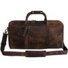 24 Inch Leather Duffel Bags for Men and Women Full Grain Leather Travel Overnight Weekend Leather Bags