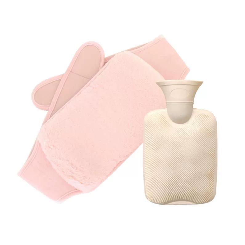 Extra-Large, Large-Capacity 9-Liter Water-Filled Hot Water Bag, Imitation Rabbit Fur, Large Pvc Water-Filled Waist-Protecting Hot Compress Warm Water