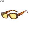 Travel Small Rectangle Square Frame Eyewear Eyeglasses Women Sunglasses Sun Glasses