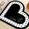 Door Entry Mat Dirt Resistant Non-slip Door Mat Peak-heart Entry Mat Mat Absorbent Entry Mat