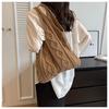 Vintage Knit Bag Hand-woven Tote Bag All-in-one Shoulder Bag Women's Tote Bag Shopping Bag