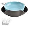 Shell Collecting Snack Bowl with Shell Storage Double-layer Nut Bowl Detachable Divided Snack Bowls with Trash Can