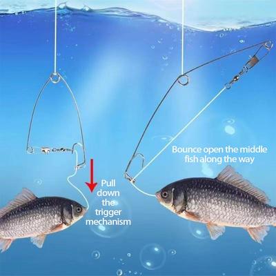 Автоматическая пружинная рыболовная катапульта с крючком - Ленивое рыболовное снаряжение и принадлежности
