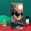 Чехол с изображением горного пейзажа и ночного неба для Oppo A98 A78 A58 A38 A18 A54 A74 A94 A80 A60 A40 A96 A76 A16 A15 A17 A57 A5 A6 Pro