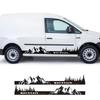 2PCS Car Door Stickers For Volkswagen VW Caddy MK1 MK2 MK3 2 3 4 Maxi Kombi Camper Van Graphics Vinyl Decals Tuning Accessories