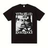 Графическая футболка Yungblud Idios Album - Черная оверсайз футболка с белым дизайном группы, Унисекс повседневная уличная одежда для мужчин и женщин