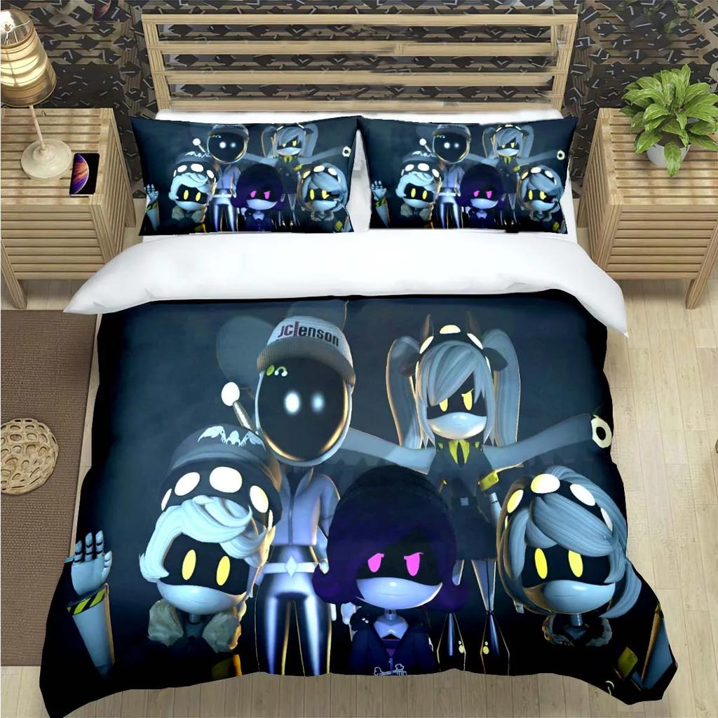 Fashion Hot Cartoon Murder Drone  Print Bedding Set Duvet Cover Comforter Bed  Youth Kids Girl Boys Luxury  Birthday Gift