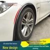 3D Carbon Fiber Wheel Arch Trim: Anti-Collision Soft Rubber Strip & Mudguard Decoration