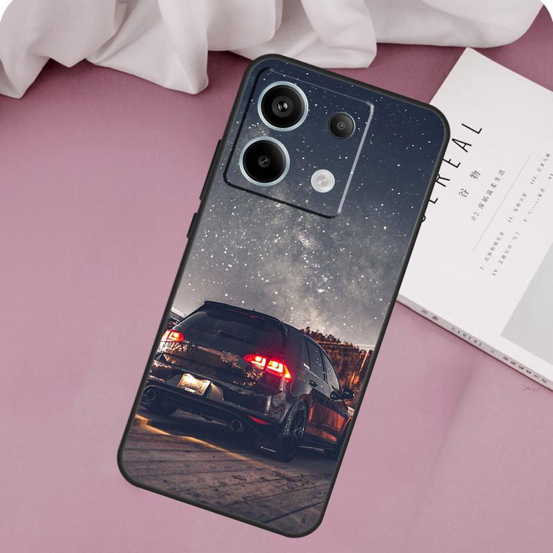 Чехол для Sport Car Golf 7 для Redmi Note 13 Pro Plus 9 10 11 12 Pro 10S 11S 12S Redmi 12 9C 10C 12C 13C