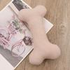 Игрушка для домашних животных в форме кости, мягкая, набитая хлопком, устойчивая к жеванию, с встроенным пищальником, эластичная, для собак