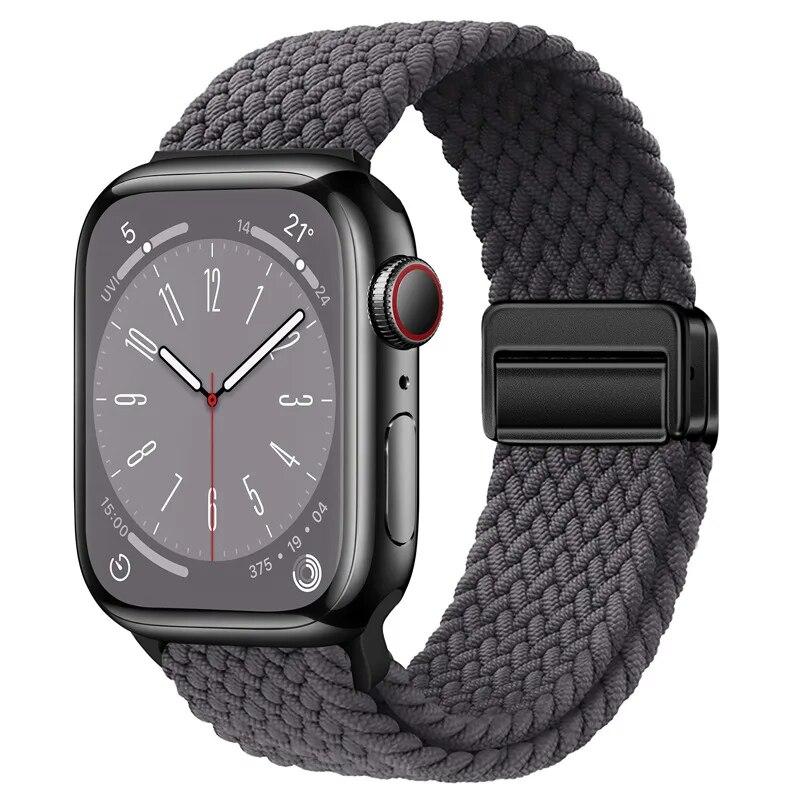 Нейлоновый ремешок для Apple Watch 44 мм, 45 мм, 49 мм, 42 мм, 38 мм, 40 мм, 41 мм, ремешок для часов, браслет для iWatch Series Ultra 9, 8, 7, 6, 5, 4 SE, 3 ремешка