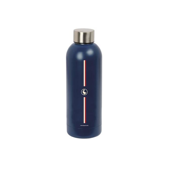 Bouteille isotherme en acier inoxydable - safta - 500 ml - Double isolation - 6h chaud - 12h froid - Bleu marine