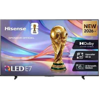 HISENSE 43E7S - Телевизор QLED 43 (108см) - 4K UHD 3840x2160 - HDR10+ - Smart TV Vidaa - 3xHDMI 2.1 - WiFi