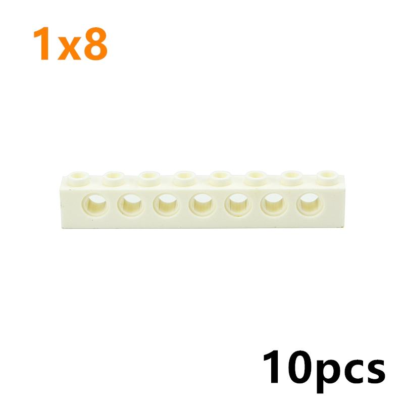 Технические строительные блоки с отверстием, объемные толстые кирпичи, комбинация с шипами, длинная балка, L-образные игрушки, высокотехнологичные детали 87087 3701 3703