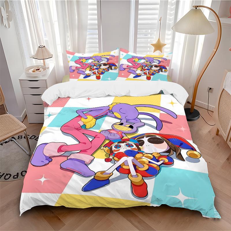 3Pcs Colorful Friends Bedding Sets For All Sizes New 3D Printed Bed Cover Comforter Duvet Cover Pillowcase Bedroom Decoration