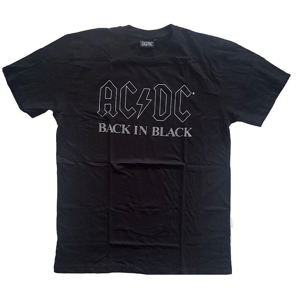Черная футболка унисекс AC/DC Back In Black Черная