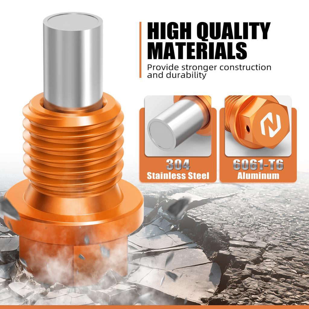 NICECNC For KTM EXC 300 EXC 250 EXCF 350 SXF 450 1998-2025 Magnetic Oil Drain Plug Bolt For Husqvarna TE 300 For GasGas EC 300