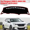 Коврик на приборную панель для Peugeot 2008 E-2008 208 E208 GT - Противоскользящая подкладка Козырек Подушка Защита от солнца Нескользящие УФ-защитные Аксессуары