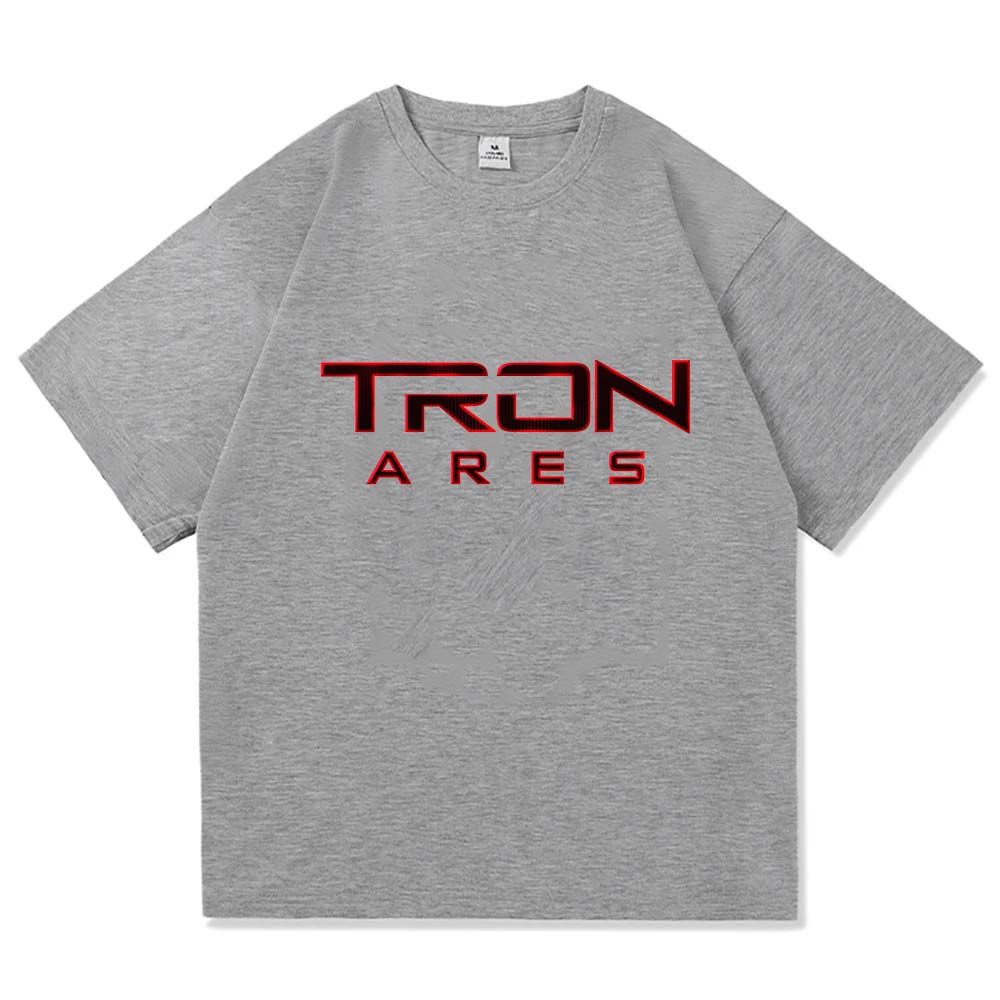 TRON Ares Футболки Рок-группа NINE INCH NAILS Футболка Хлопок Короткий рукав Свободный Мужские Футболки Унисекс Уличная одежда Кино Графический Принт Топ
