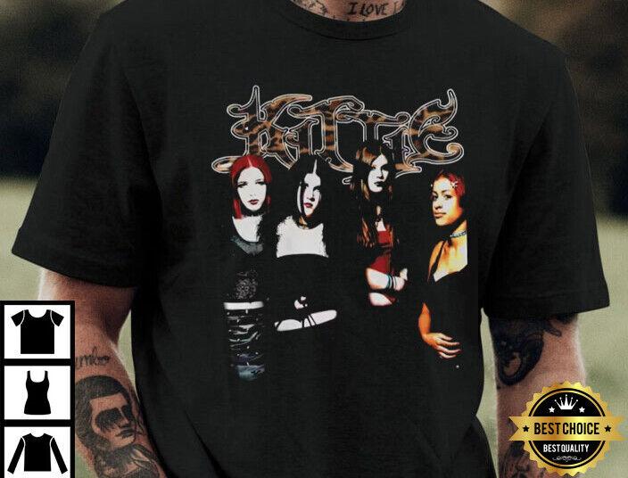 Kittie Band Подарок Для Фаната Короткий Рукав Черный Мужской Все размеры Футболка Унисекс Футболка