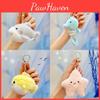 Plush Marine Animals Keychain Turtle Shark Pendant Pressable Sound Decoration