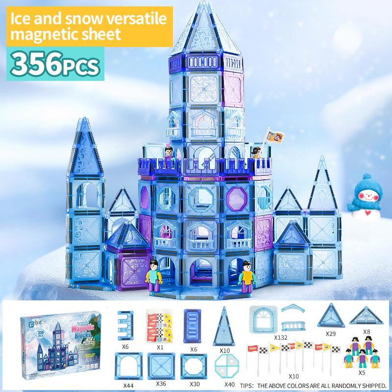 Children'S Early Education Toy Magnetic Piece Pipe Magnet Building Block Pure Magnetic Set Source Factory Puzzle