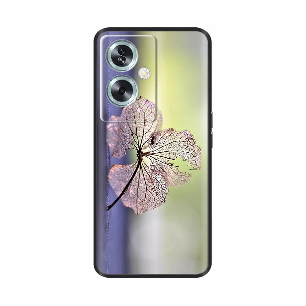 Крашеный чехол для Oppo A79 A78 Мягкий черный чехол для телефона для Oppo A79 A78 4G 5G OppoA79 CPH2553 Мягкий силиконовый защитный чехол-оболочка