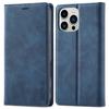 LC.IMEEKE For iPhone 16 Pro Case Wallet Microfiber Leather Phone Cover
