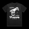 Футболка 'Нечто' от RYVE Creative Clothing Графическая с коротким рукавом Мужская Женская Всесезонная Смешная Мужская Футболка Черная Футболка