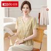 Red Bean Women's 2025 Summer Short-Sleeve Tops & Pants Sets