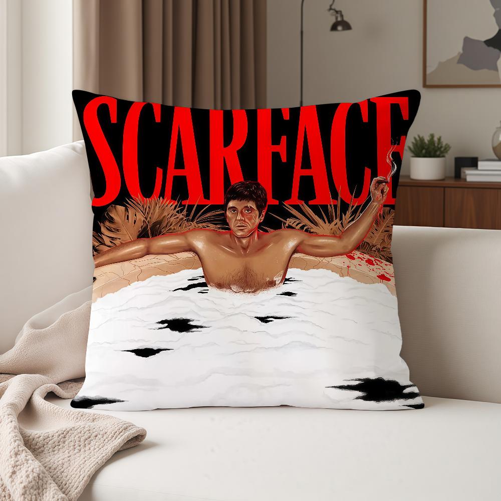 Movie Sscarface Cool Pillow Case Suitable For Bedrooms Living Rooms Cars Home Decoration