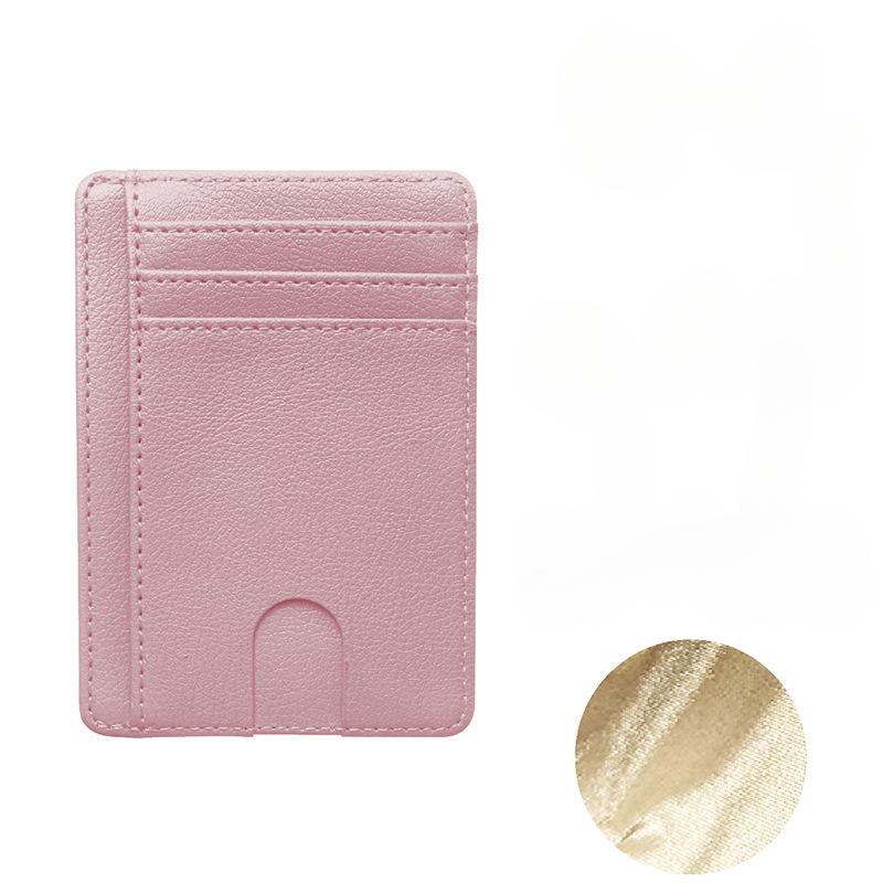 8 слотов тонкий кожаный кошелек держатель кредитной карты кошелек монета деньги чехол сумки для мужчин женщин мужчин мода деловой кошелек