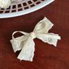 Lace Bow Hair Clip Small Hair Accessories Fresh Headwear Clip  Girl