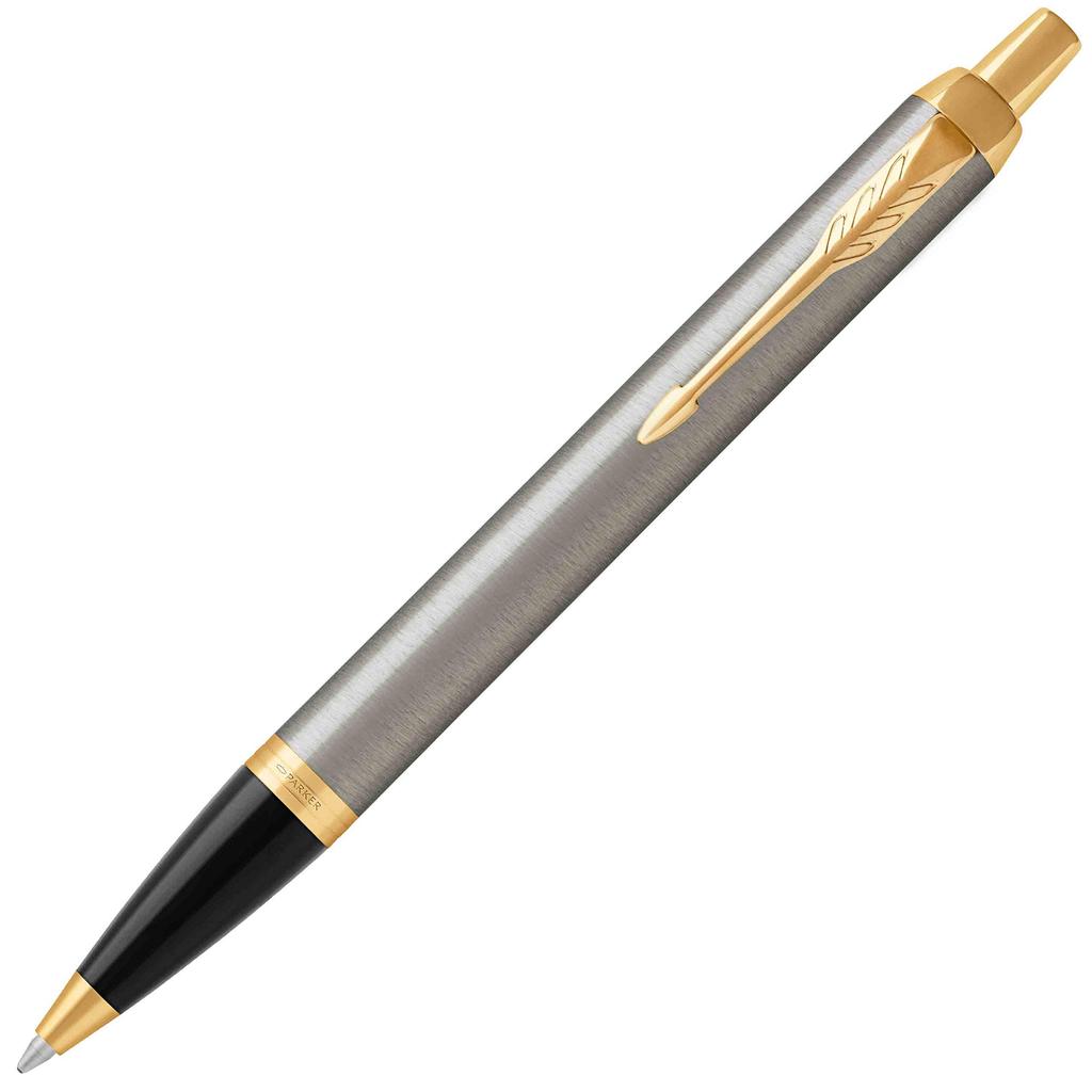 Parker IM Металлический Глянцевый GT Шариковая Ручка Средняя Подарочная Официальный Номер Продукта 1975642 Ручка, Перо, На Масляной Основе, В Коробке, Импортный,
