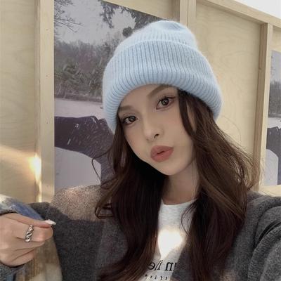 1 шт. Зимняя теплая шапка-бини для мужчин и женщин, черная шапка-бини, мягкая зимняя уличная спортивная ветрозащитная шапка-бини с отворотом, вязаная шапка-бини, шапка-чулок