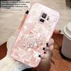 Сверкающая маленькая жемчужина для Samsung S25 S25 Edge S25 Ultra S8 9 S10 20 Ultra S21 Pro 22 Plus S23 FE S24 Ultra. Чехол из стекла для телефона.
