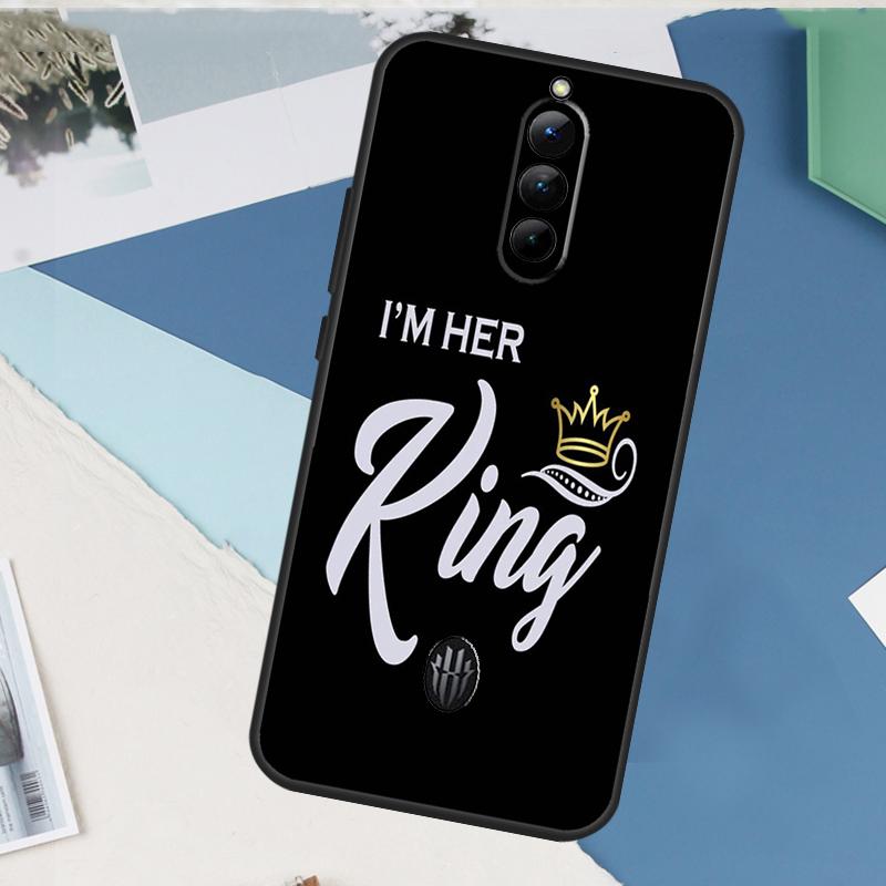 King Queen Couple Lovers Case For ZTE Nubia Red Magic 10S 11 10 9 8 8S 9S Pro Plus 6 7 6S 7S Pro 5G 6R 10 Air Cover