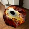 1PC Soccer ball, Fire Automatic Open/Close Umbrella with Windproof, 8-Rib Sturdy Canopy, Durable Ribs, Fashionable Design1325A