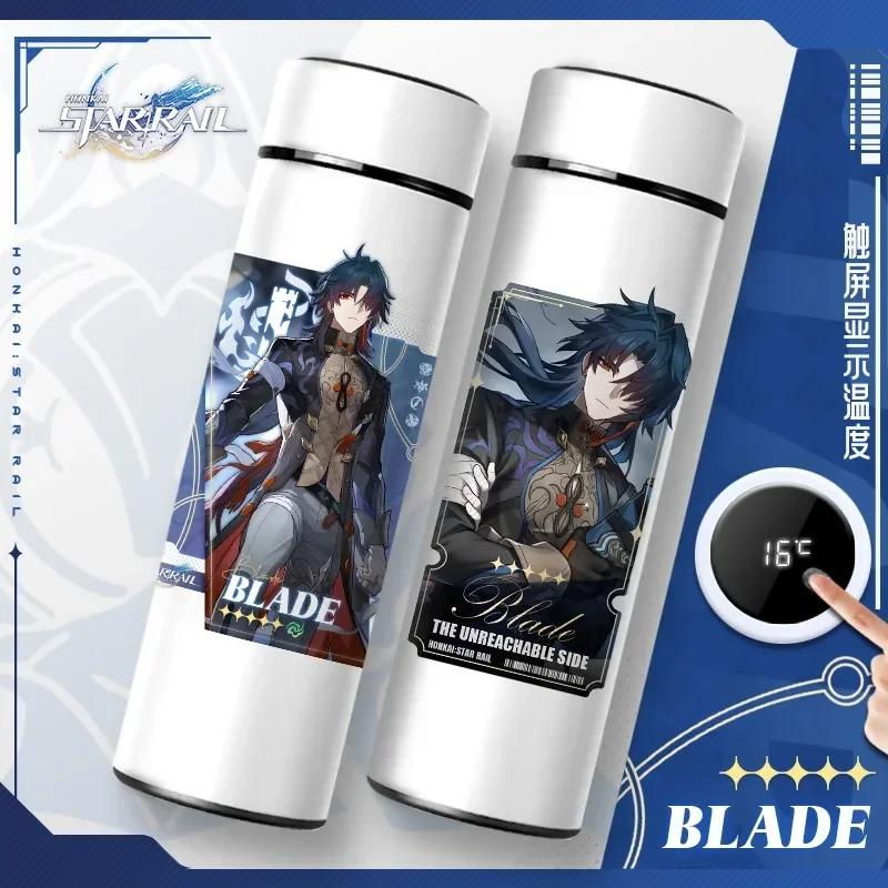 Honkai Star Rail Изолированные бутылки Отображение температуры Вакуумная кружка Honkai Impact 3 Термос из нержавеющей стали Кофейная кружка Аниме подарки