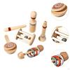 5 Pieces Wooden Baby Toys Kids Musical Crawling Toy Sound Tube Educational Toddlers