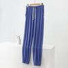 "Men's Summer Modal Ice Silk Thin Trousers: Large Size, Anti-Mosquito, Air-Conditioning Home Pajamas"