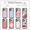 Новый Чехол-Кейс для iPhone 16 14 13 12 17 Pro Max WF Девушка Цветок Дикой Розы 3D Сердце Любовь Вишневый Торт Бант Балетные Танцевальные Туфли 15