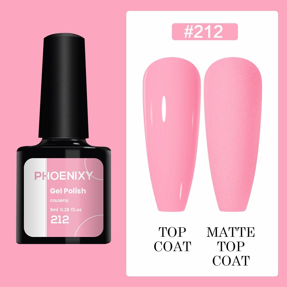 PHOENIXY, 50 шт., гель-лак для ногтей, долговечный гель-лак, верхнее базовое покрытие, полуперманентный гель-лак, дизайн ногтей «сделай сам»