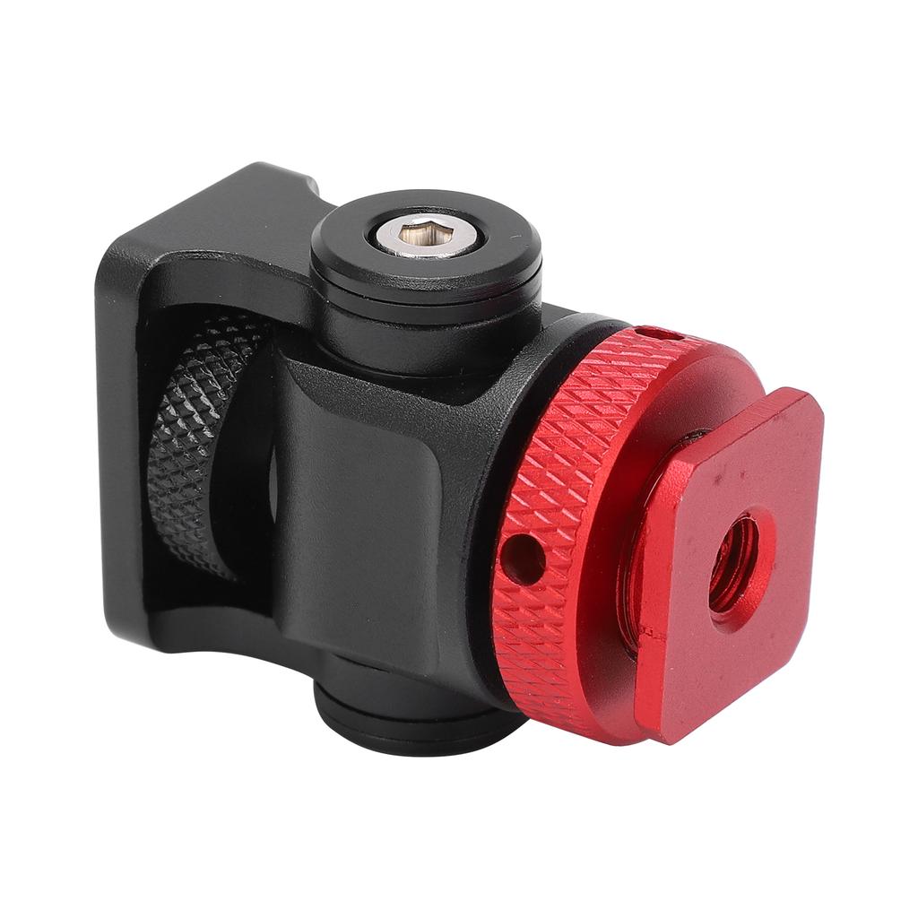 Мини Шаровая Головка Штатива из Алюминиевого Сплава Адаптер Холодного Башмака Винт 1/4 Дюйма для Зеркальной КамерыКрасный