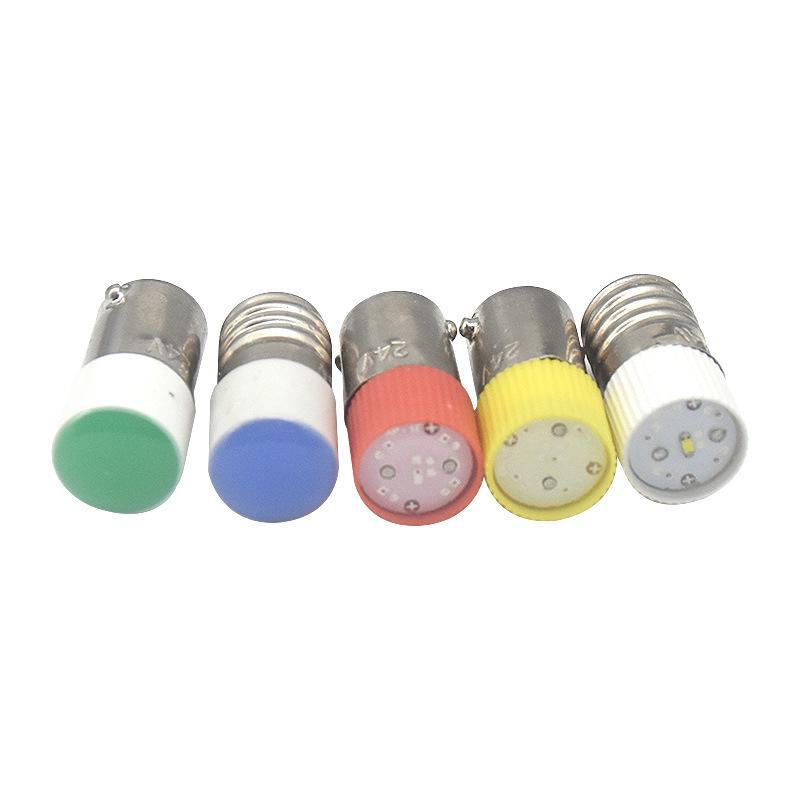 9 мм B9 Байонетный цоколь E10 для светодиодной лампы с кнопочным выключателем, фитиль ZB2XB2LAY37 12 В