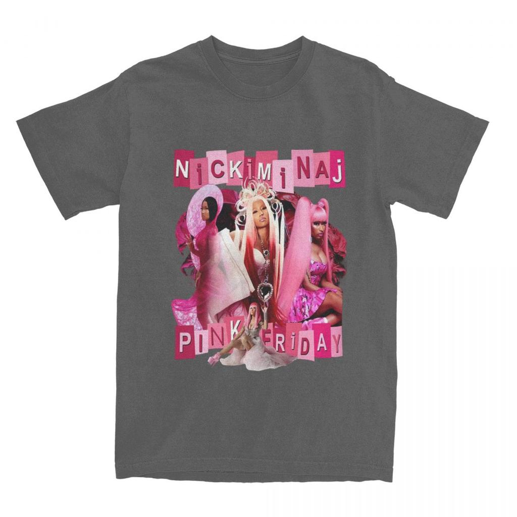 Унисекс Женская Футболка с Логотипом Турне Ники Минаж Аксессуары Pink Friday Концерт Чистый Хлопок Футболка Одежда Новинка Футболки Взрослый