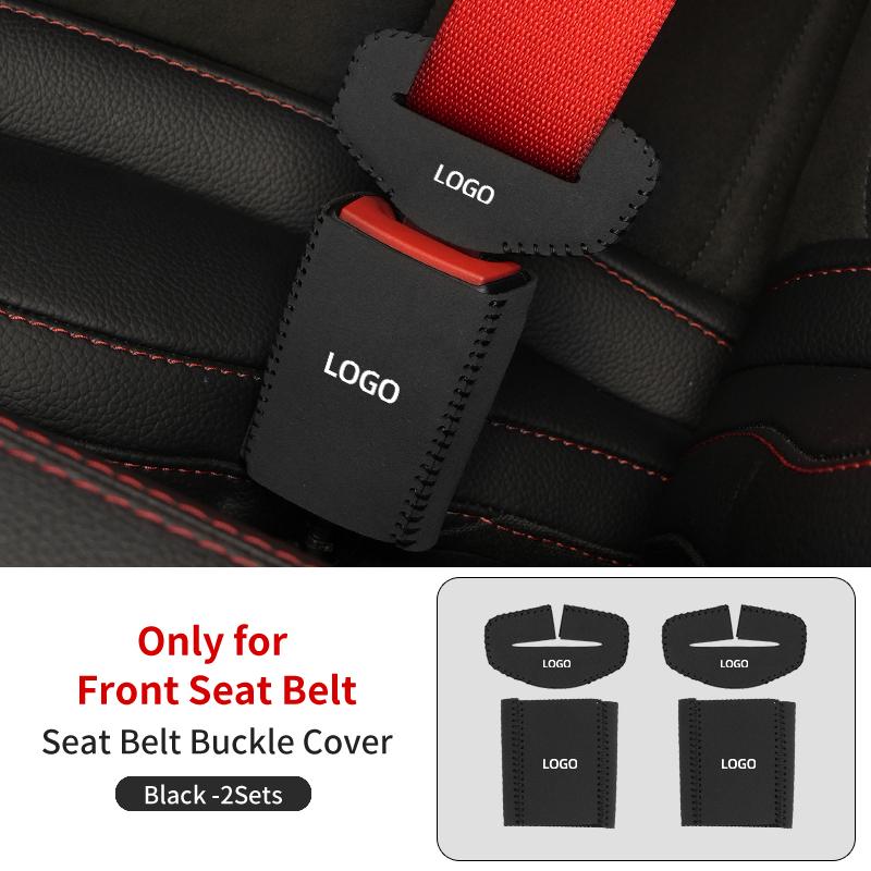 JEQS5 Car Seatbelt Buckle Cover Base Protector Case Accessories For Lexus IS250 IS200 CT200h GS300 LS430 RX450h LX570 IS300 ES